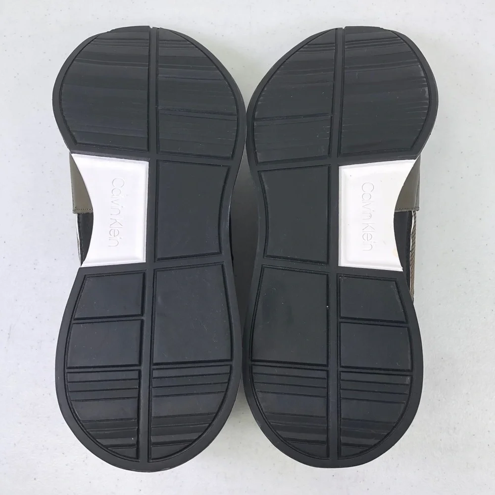 CALVIN Klein Dudley Silky Suede Smooth Calf Shoes